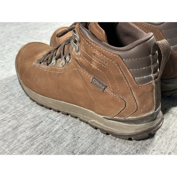 Oboz Bozeman Mid Leather Boots Mens 10.5 Brown Trail Hiking Backpacking main image 12